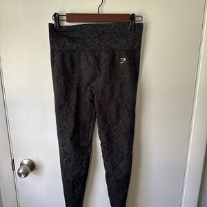 Gymshark Charcoal Patterned Leggings